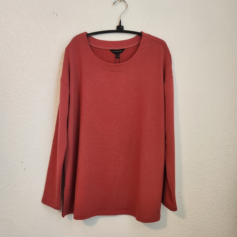 NWT Banana Republic‎ Long-Sleeve Tunic T-Shirt, Size M
